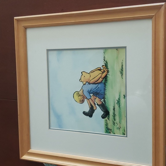 Disney Art Disney Winnie The Pooh Framed Picture Poshmark